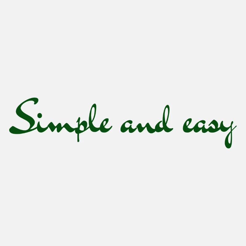 Simple et facile