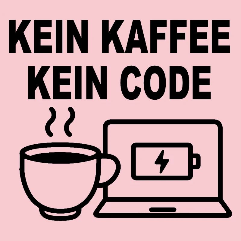 Kein Kaffee Kein Code – Funny Programmer Design