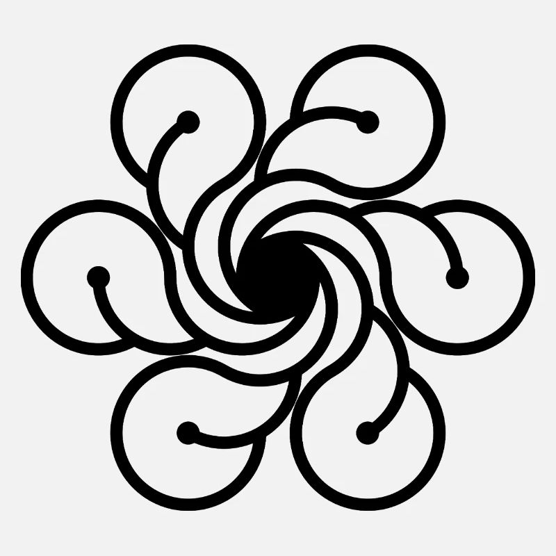 Vortex de fleur cosmique