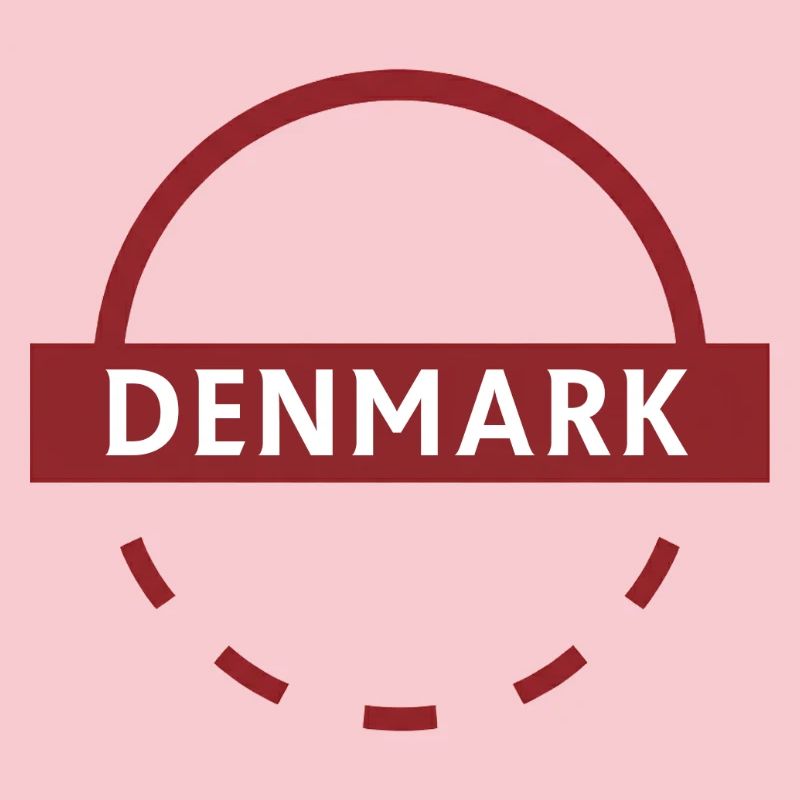 Denmark's Emblem in Semicircle