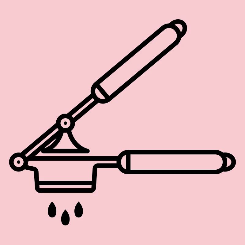 Knoblauch Presse oder Spätzle Presse