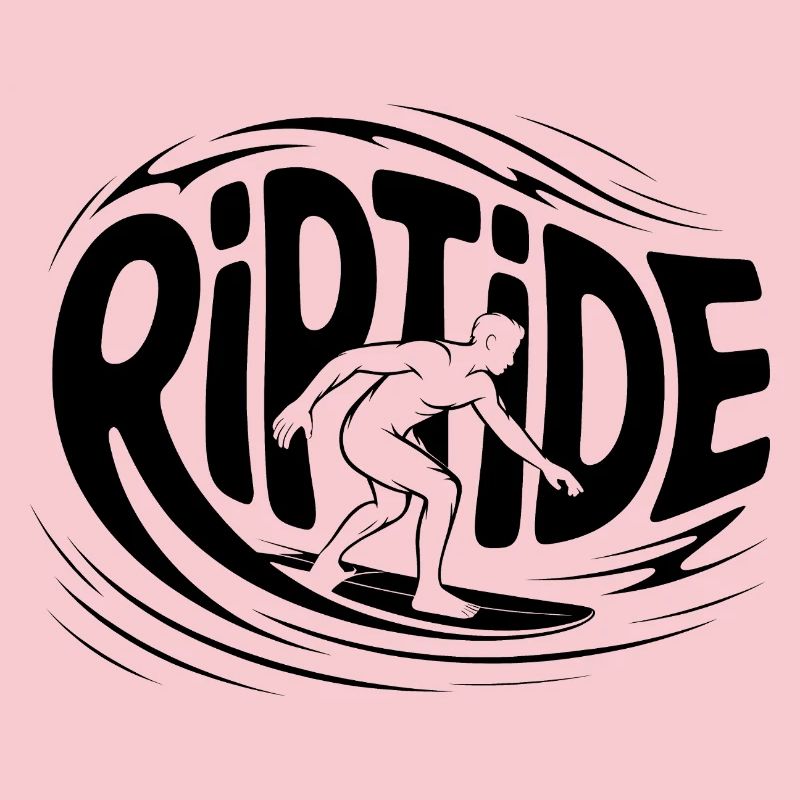 Riptide - Cooles Surfer-Logo
