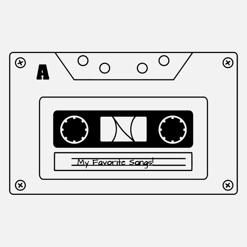 Retro Cassette Vibes – Old School Cool!