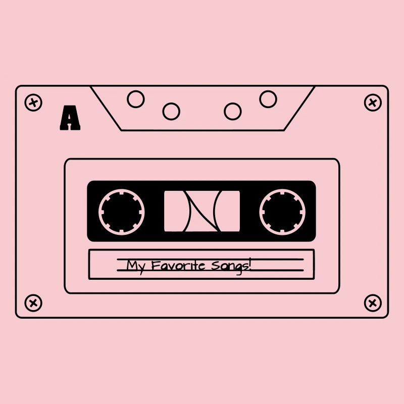 Retro Cassette Vibes – Old School Cool!