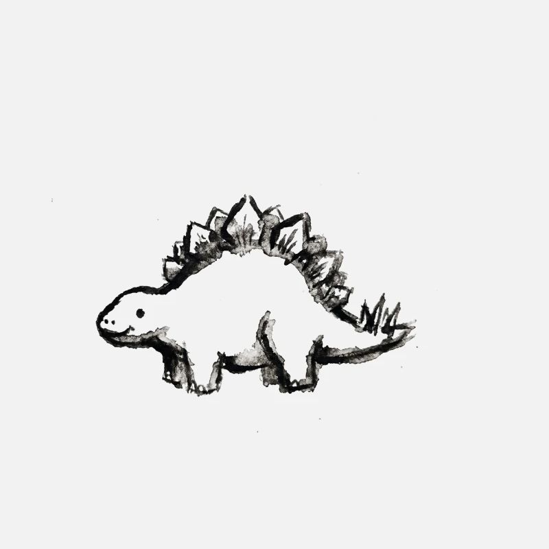 Friendly Stegosaurus