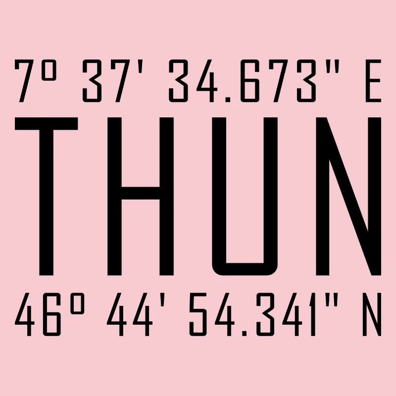 Thun Coordinates – Typography with Local Reference Besch