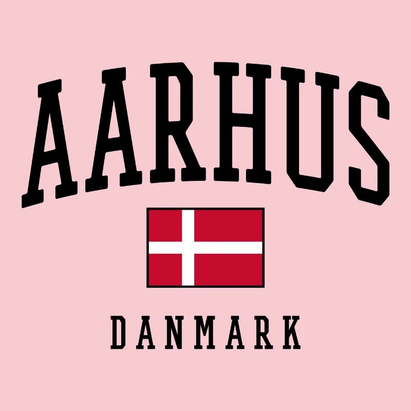 AARHUS DANMARK – Conception du drapeau du Danemark