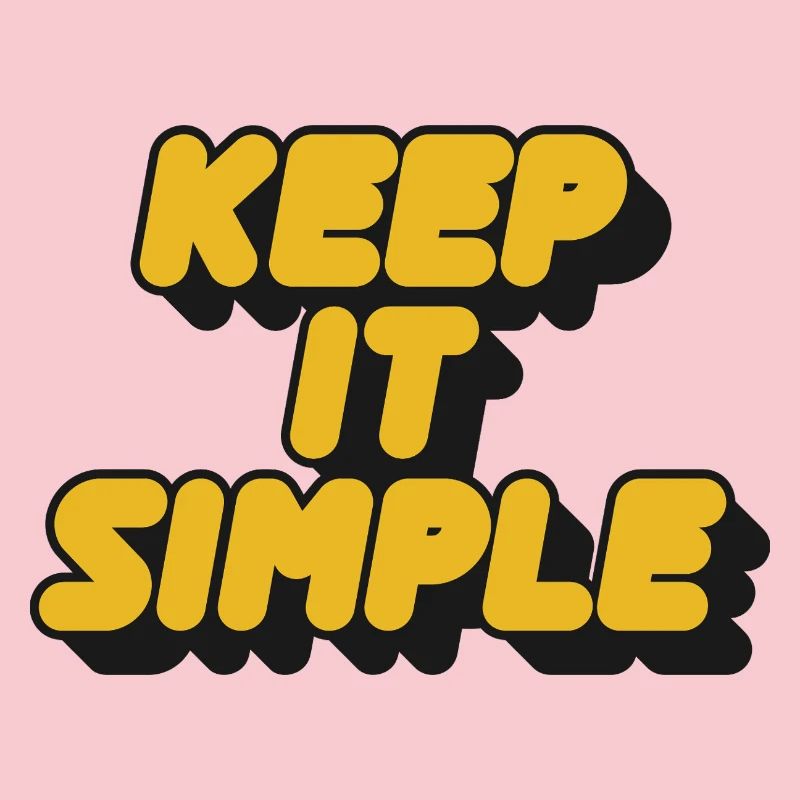 Keep It Simple Retro Bold