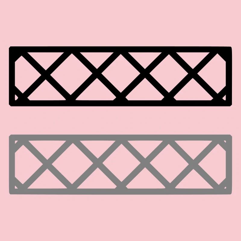 Fence Grid Pattern Frame