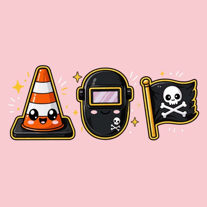 Construction site construction worker pirate