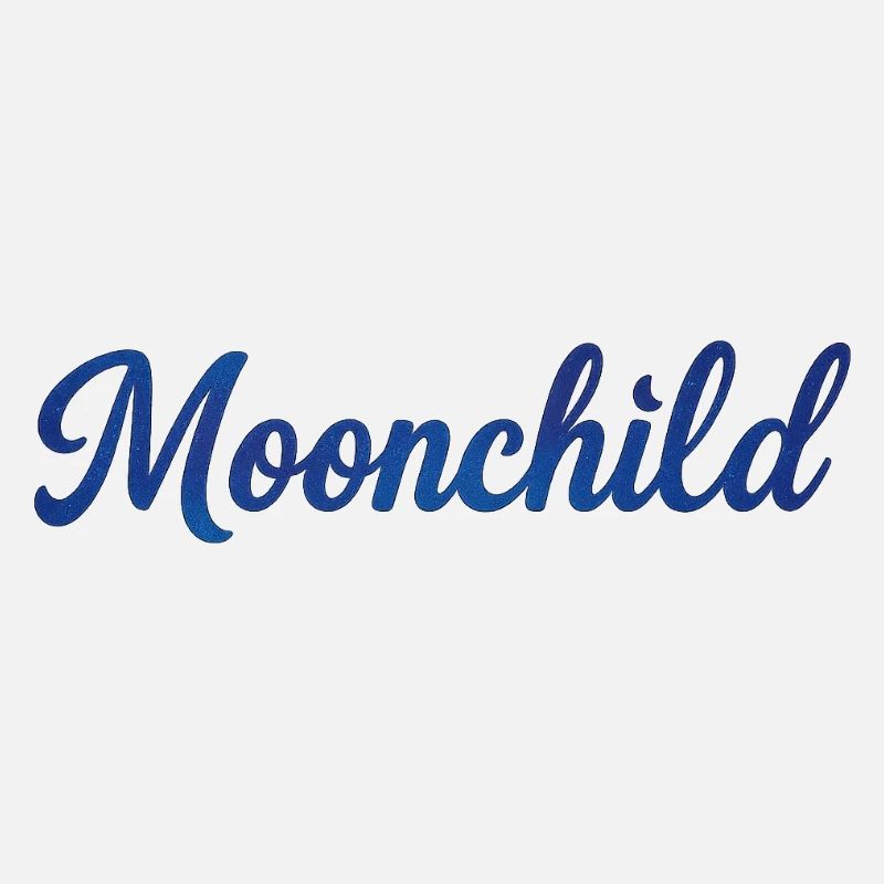Moonchild Blau Script – Nachtstil