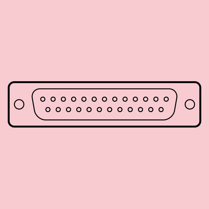 DB 25 Connector Parallel, Printer