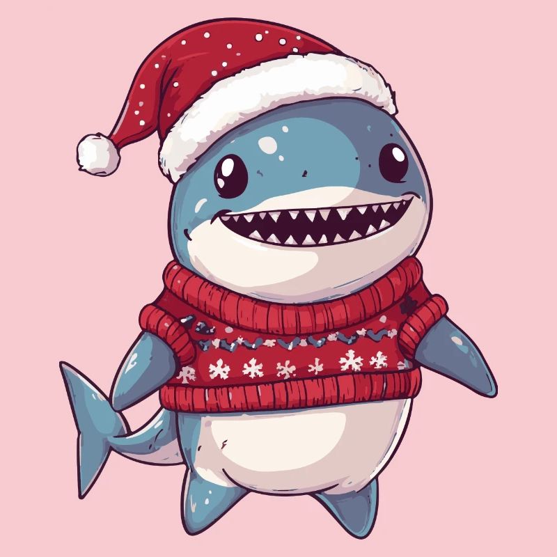 Shark Christmas Comic