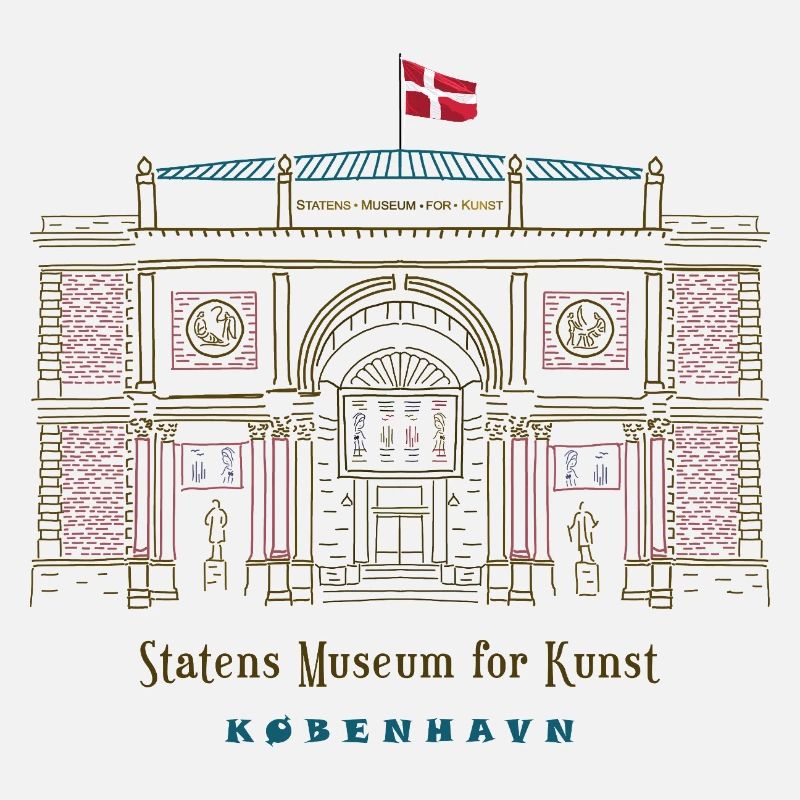 Copenhague, Musée d’art SMK, Dessin Danemark