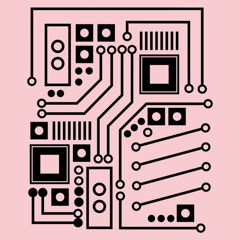 Circuit Board Circuit Board CPU Computer Shirt Gift
