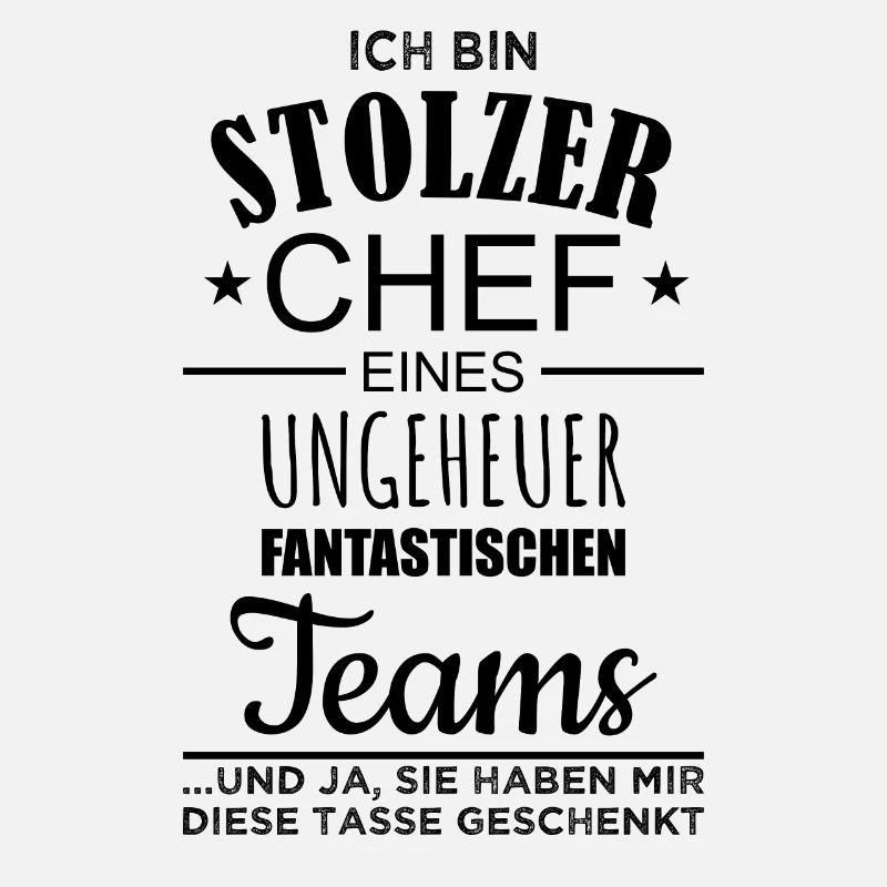 Stolzer Chef Spruch Kaffeetasse Tasse Becher Team
