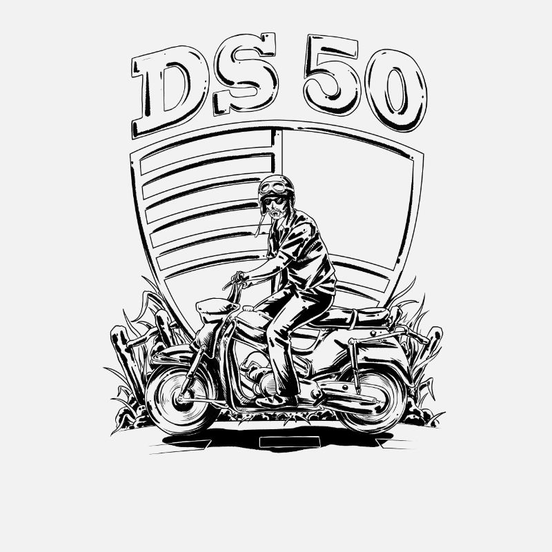Moped DS50 - nostalgic moped drivers