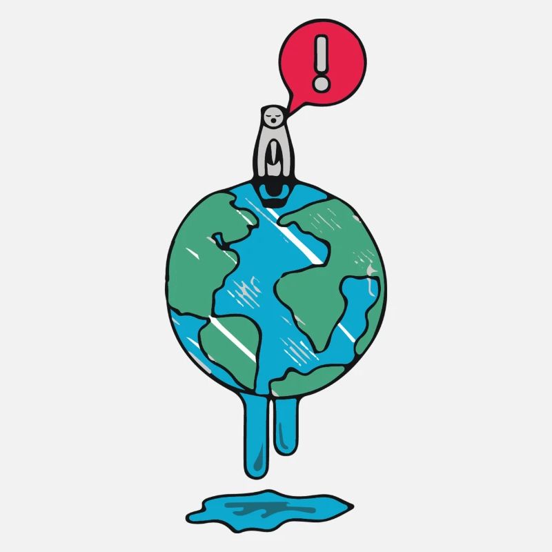 Global warming polar bear earth environment gift