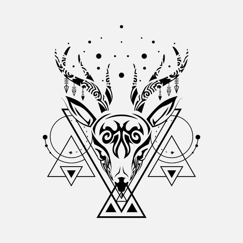 Cerf animal de puissance