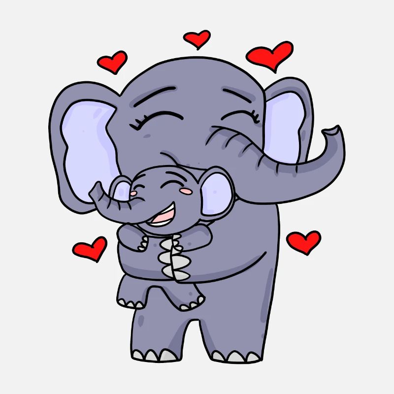 Éléphant mignon