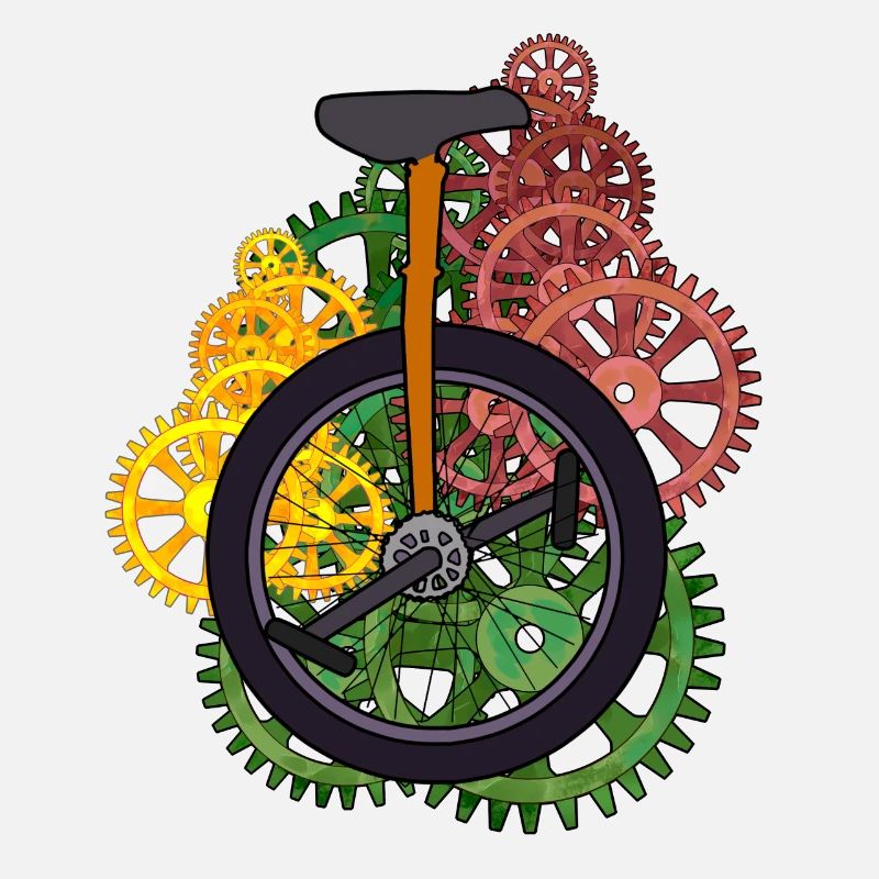 Machine monocycle technique Roue Roue Vélo