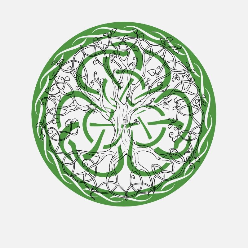 Celtic Ireland Viking Celtic Knot Pattern Tree