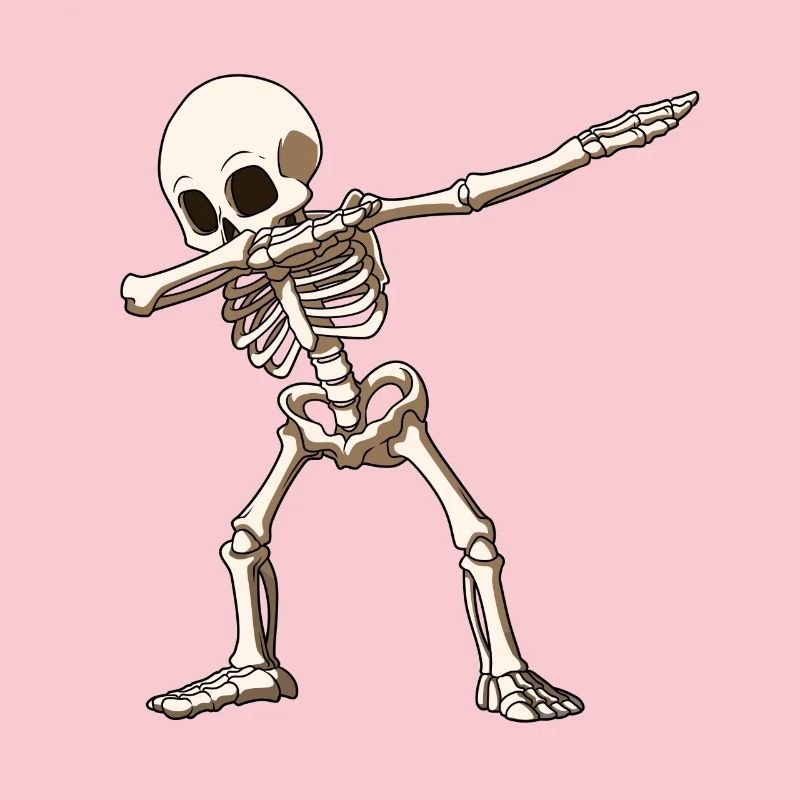 Dab Skeleton Dabbing Skeleton Halloween Dance