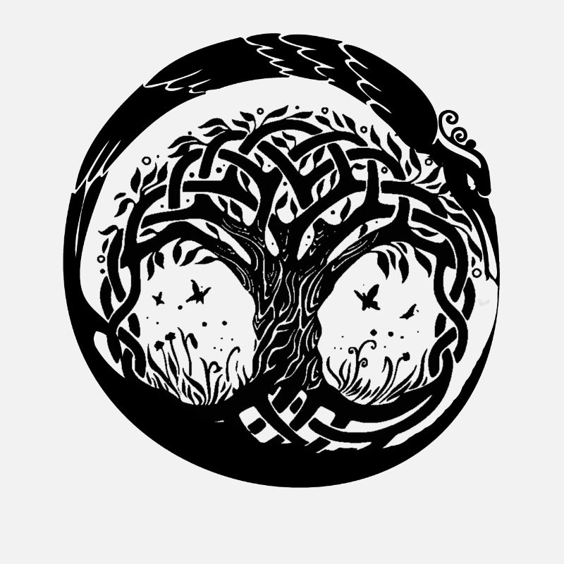 Celtic Ireland Viking Celtic Knot Pattern Tree
