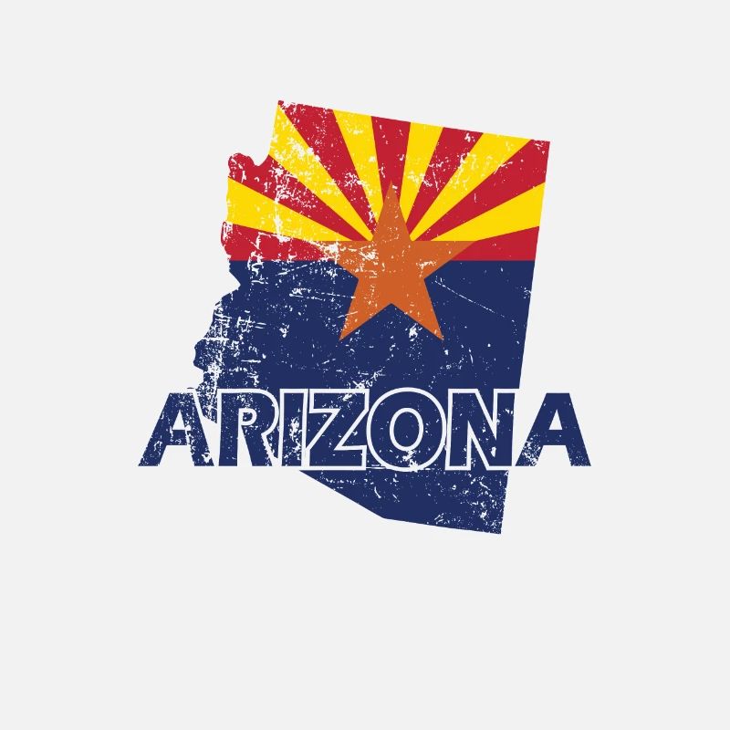 Arizona State Outline Map États-Unis