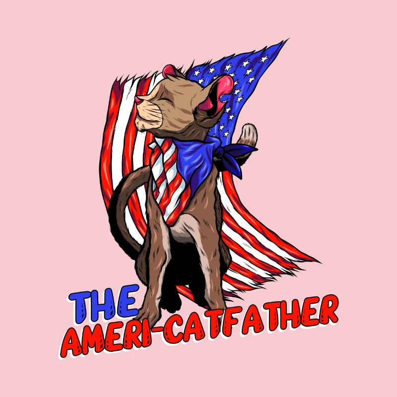 Ameri-catfather July 4 Independence Day