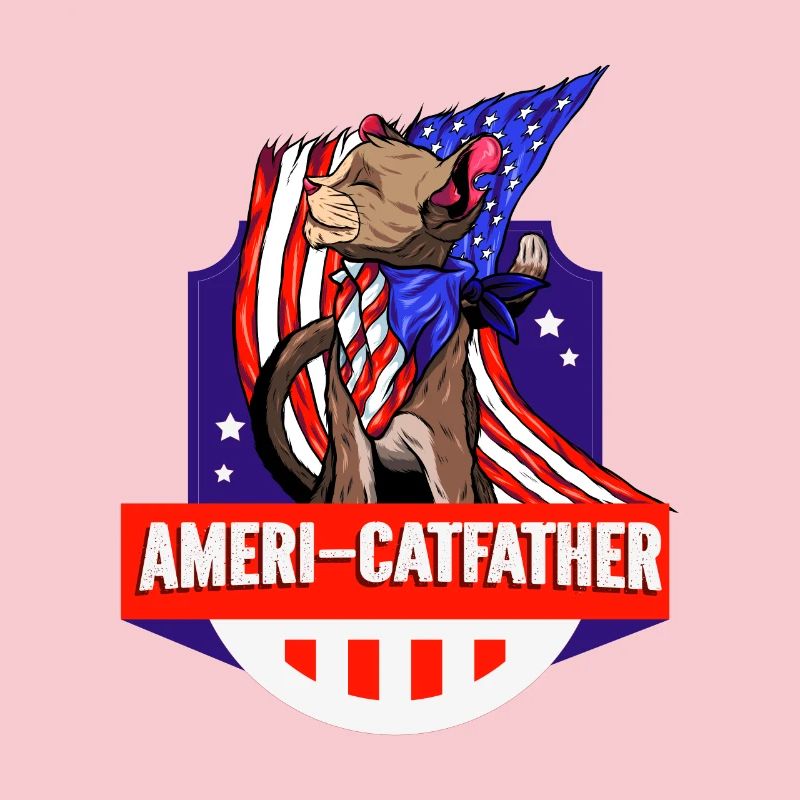 Ameri-catfather July 4 Independence Day