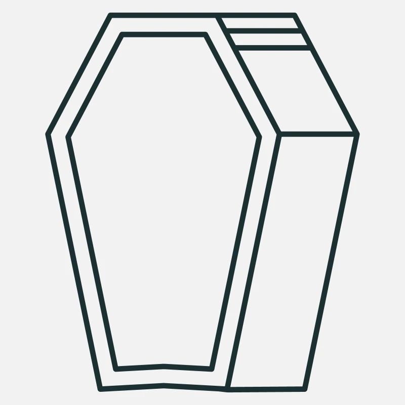 coffin shape in 3D