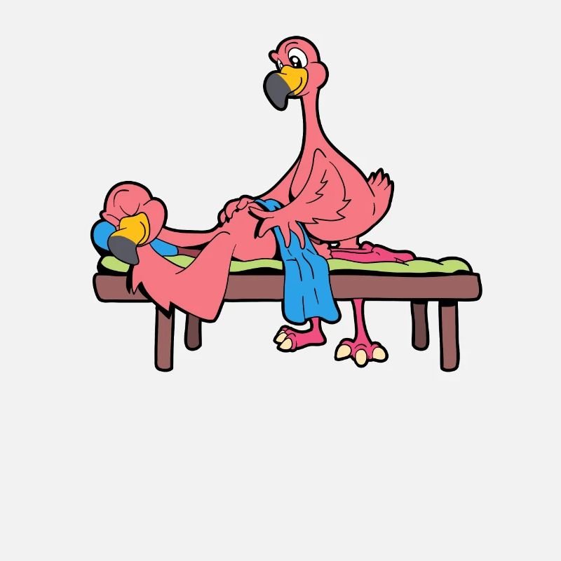 Flamingo massaged - Physiotherapy