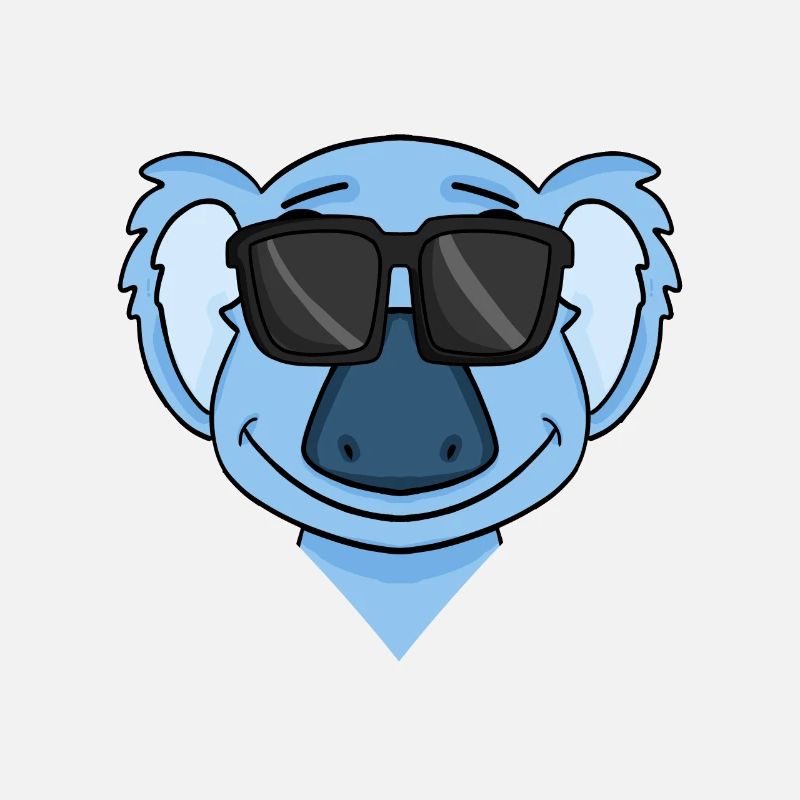 Koala mit Brille