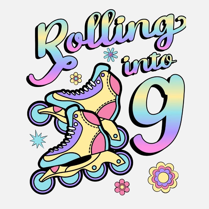 Rolling Into 9 Roller Skaters Skates 9e année