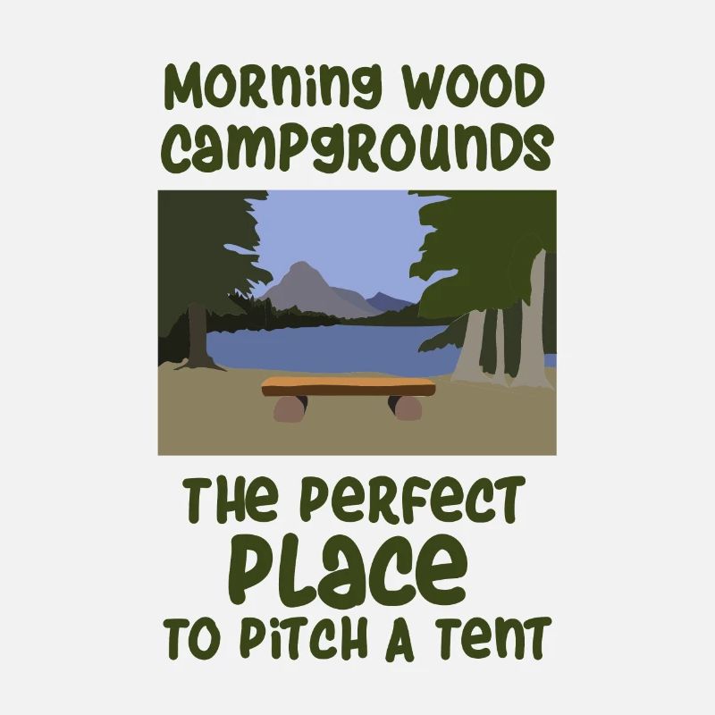 Camping Spruch Zelten