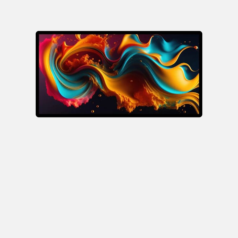 T-shirt with an intriguing gradient