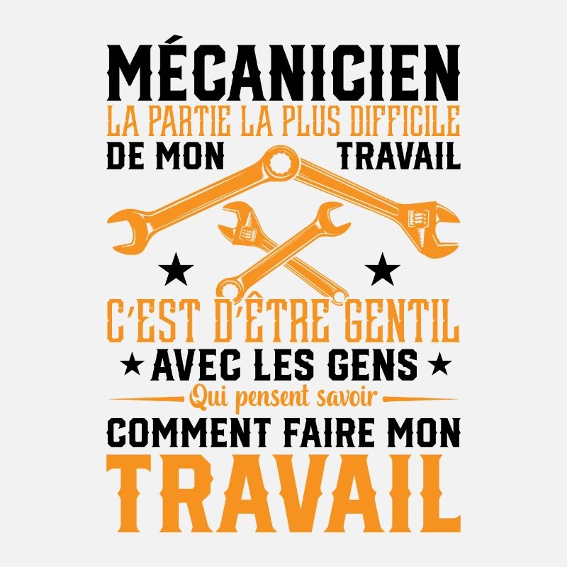 Mécanicien la partie la plus difficile mon travail