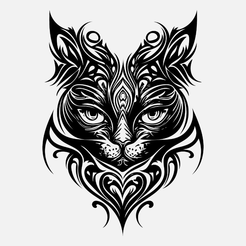Chatons mignons dans le style de tatouage