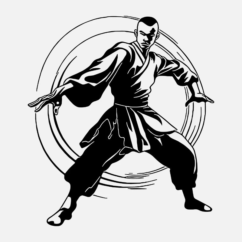 Karate fighter competition athletic sparring