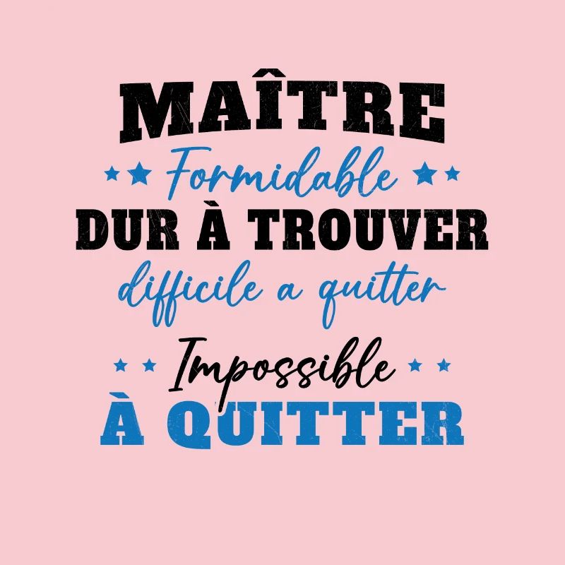 Maître formidable idée cadeau maître d'école