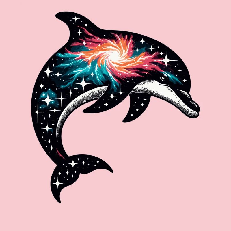 Dolphin Space Galaxy Universe