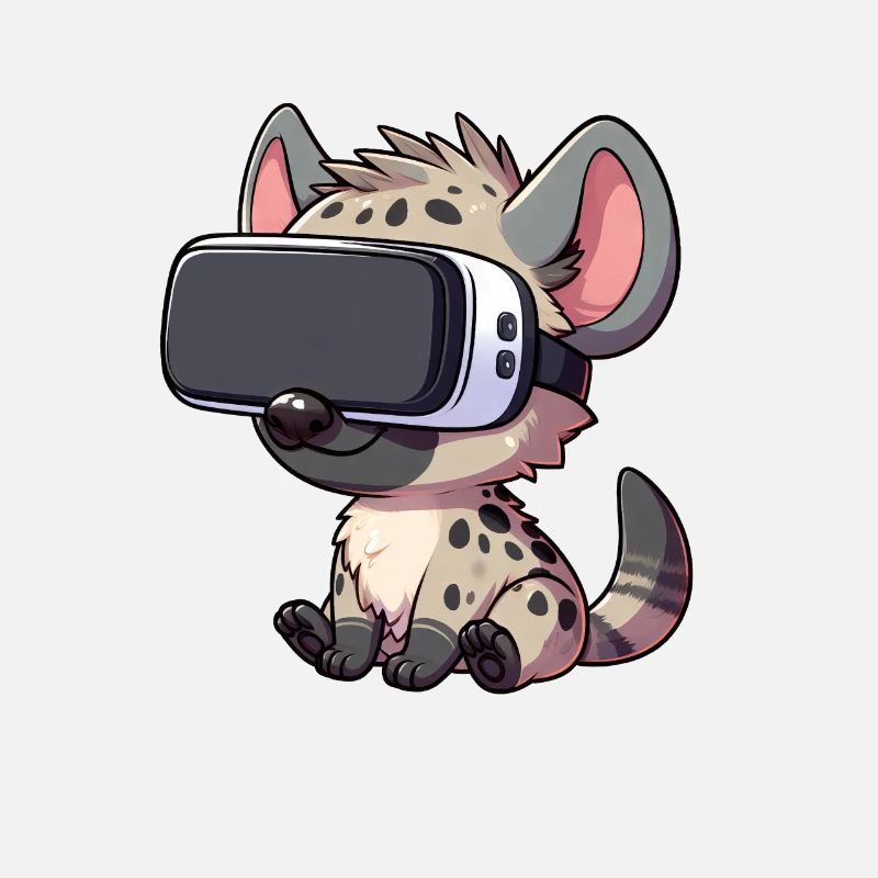 Hyäne VR Gamer Virtual Reality Zocker