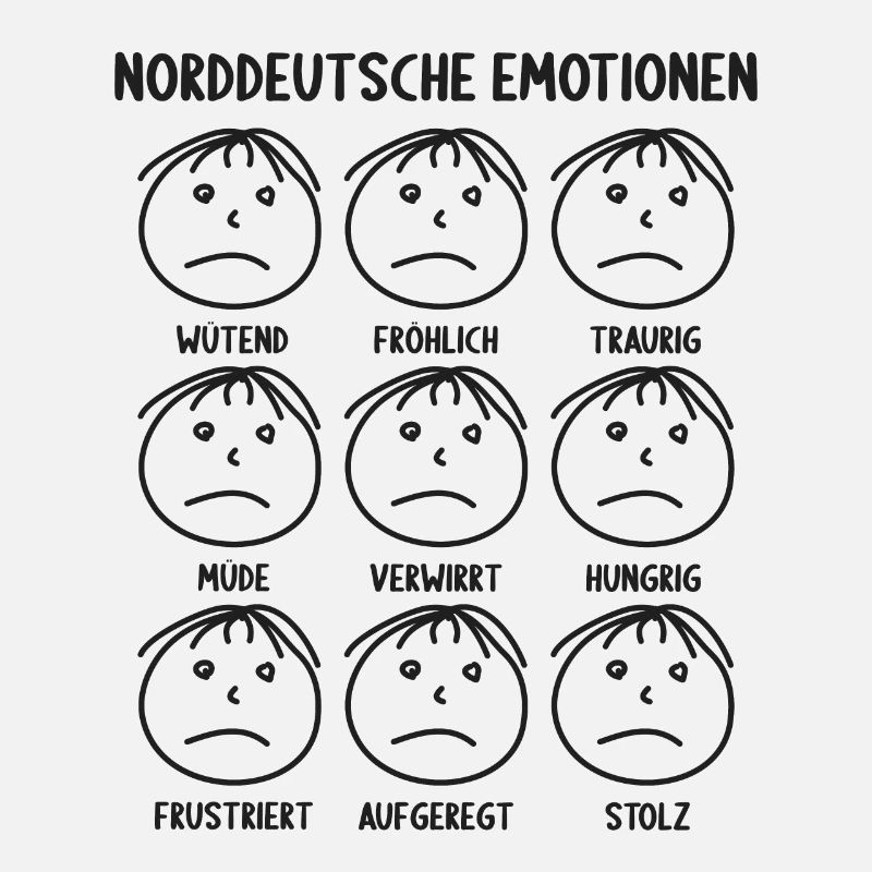 North German emotions