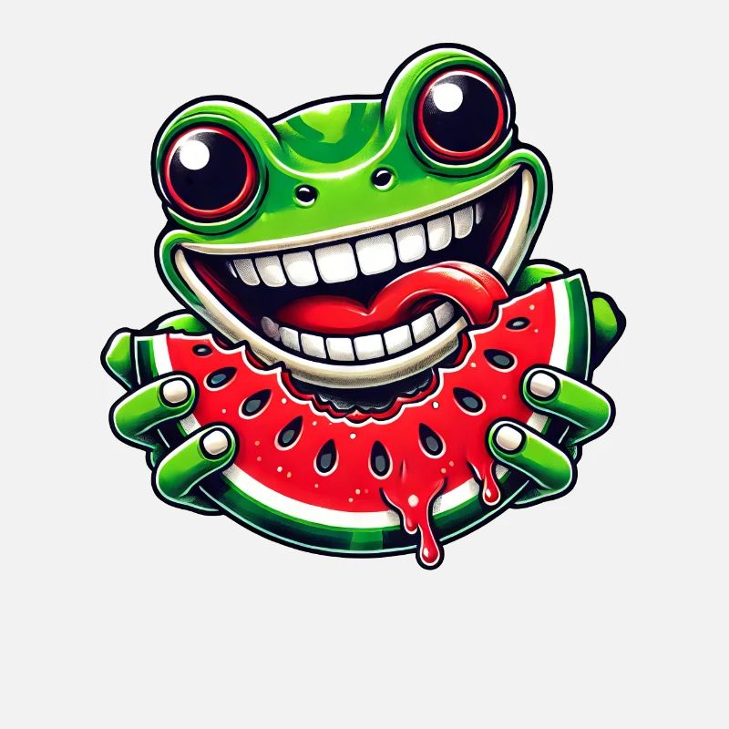 Grenouille à la pastèque Fruit d’été fruité