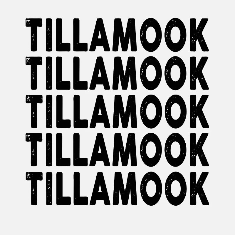 Comté de Tillamook, Oregon, arc-en-ciel : conception de texte