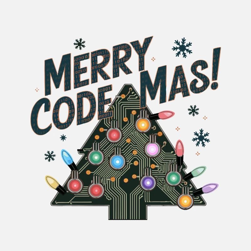 Weihnachten Merry Code Mas Festliche Feiertage