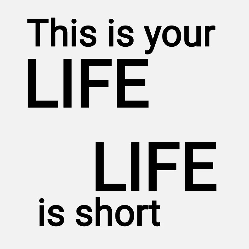 Dein Leben Spruch Text