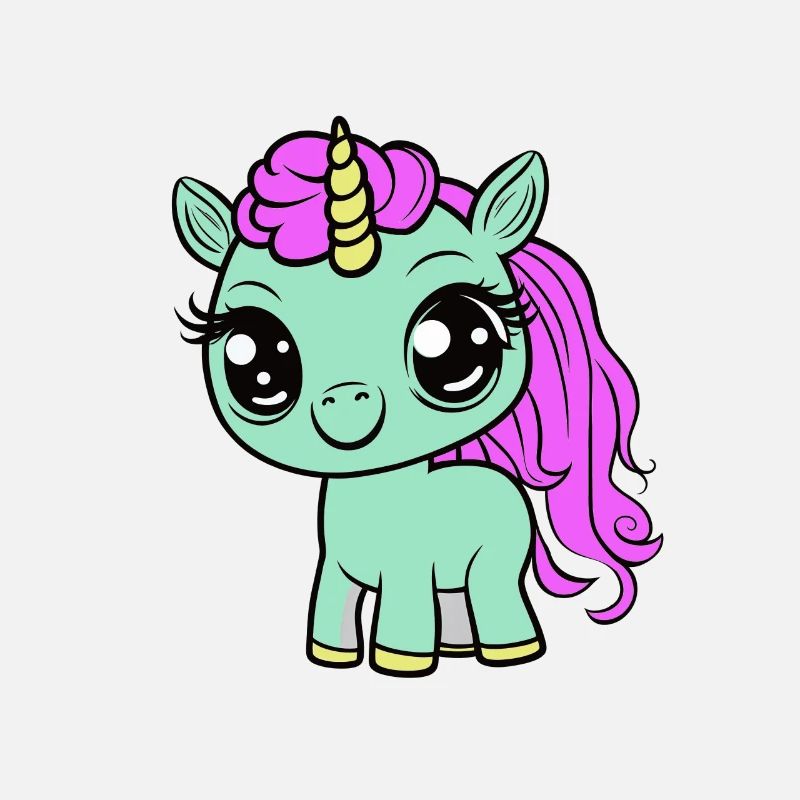 Baby Einhorn Einhörner Kind Kinder Kleinkind Pferd