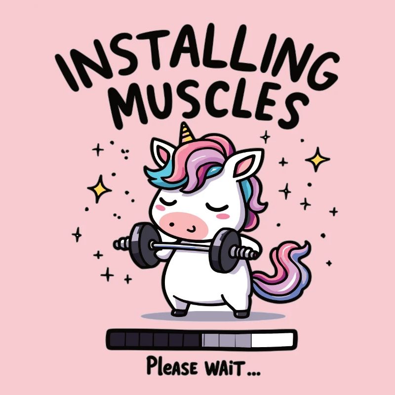 Installing Muscles Please Wait Weight Training Einhon